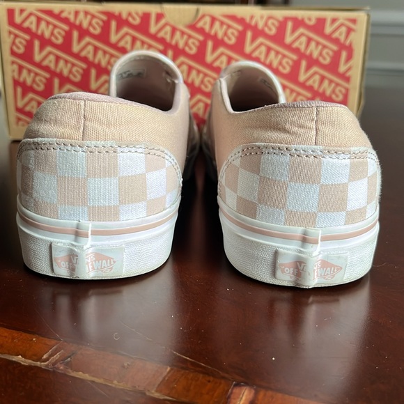 Vans Asher Checkerboard Sepia Rose Women’s size 9.5. Like New used condition. - Picture 8 of 10
